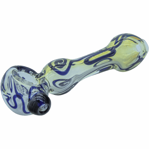Shop The "Painted Warrior Spoon" Glass Pipe in australian