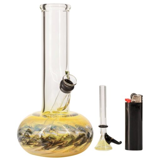 Shop Raked Fumed Buoy Beaker Bong in australian