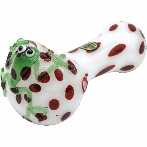 Shop "Spotted Poison Frog" Spoon Glass Pipe in australian