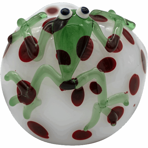 Shop "Spotted Poison Frog" Spoon Glass Pipe in australian