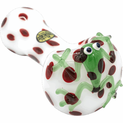 Shop "Spotted Poison Frog" Spoon Glass Pipe in australian