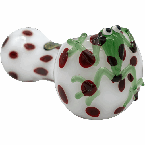 Shop "Spotted Poison Frog" Spoon Glass Pipe in australian