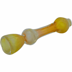 Shop The "Chill Fumes" Silver Fumed Chillum in australian
