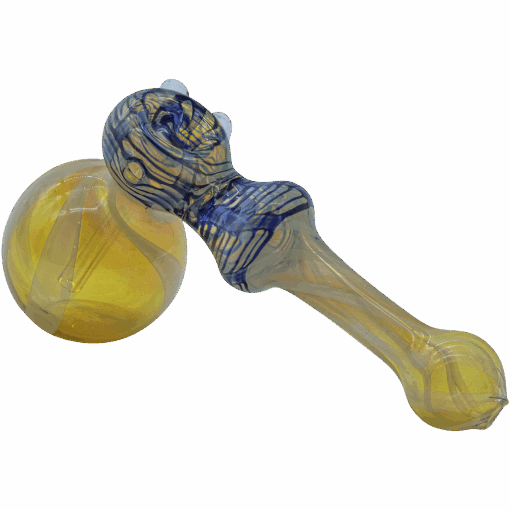Shop The "Raked Hammer" Fumed Hammer Bubbler Pipe in australian