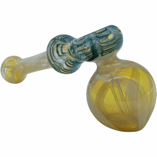 Shop The "Raked Hammer" Fumed Hammer Bubbler Pipe in australian