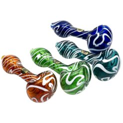 Shop Warped Space Color Glass Hand Pipe in australian