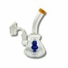 Shop Lollipop Perc Dab Rig and Bong Blue and Orange 16cm in australian