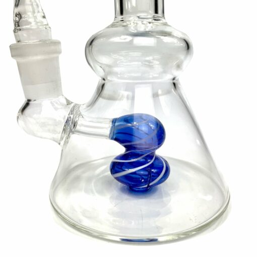Shop Lollipop Perc Dab Rig and Bong Blue and White 16cm in australian