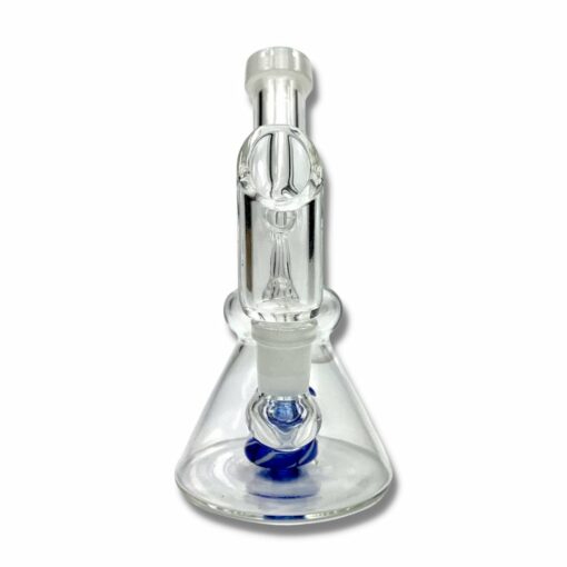 Shop Lollipop Perc Dab Rig and Bong Blue and White 16cm in australian