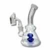 Shop Lollipop Perc Dab Rig and Bong Blue and White 16cm in australian