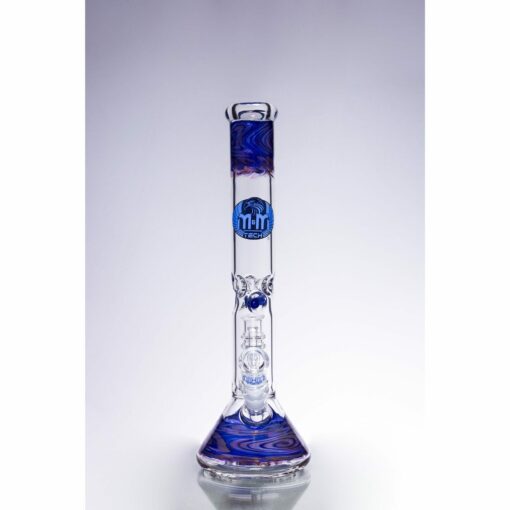 Shop Waterpipe Beaker With Gold Swirl and Percolator in australian