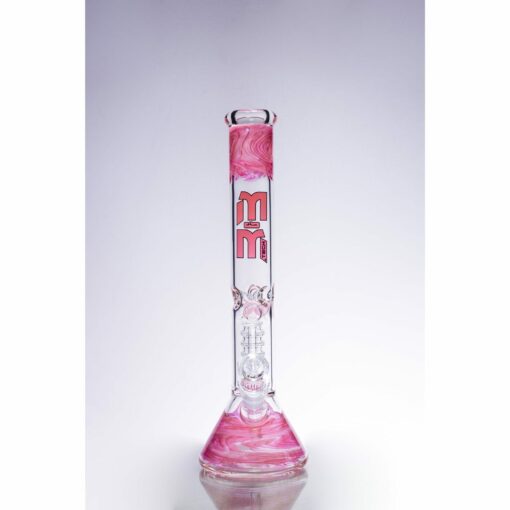 Shop Waterpipe Beaker With Gold Swirl and Percolator in australian