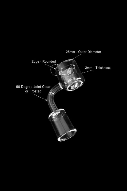 Shop Honeybee Herb Thermal Core Reactor Quartz Banger - Yellow Line in australian