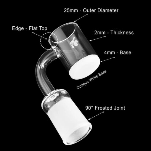Shop HONEY & MILK QUARTZ BANGER - 90° DEGREE | YL in australian