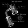 Shop HONEY DISC QUARTZ BANGER - 90° DEGREE | YL in australian