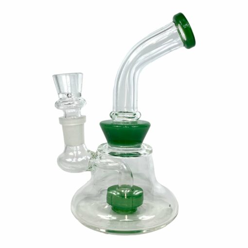 Shop Matrix Perc Bong and Dab Rig 15cm Green in australian