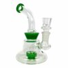 Shop Matrix Perc Bong and Dab Rig 15cm Green in australian
