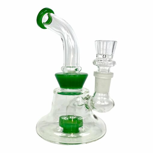 Shop Matrix Perc Bong and Dab Rig 15cm Green in australian