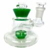 Shop Matrix Perc Bong and Dab Rig 15cm Green in australian
