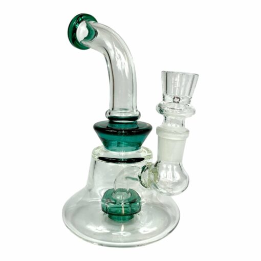 Shop Matrix Perc Bong and Dab Rig 15cm Teal in australian