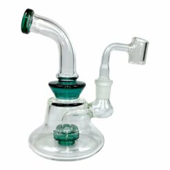 Shop Matrix Perc Bong and Dab Rig 15cm Teal in australian