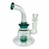 Shop Matrix Perc Bong and Dab Rig 15cm Teal in australian