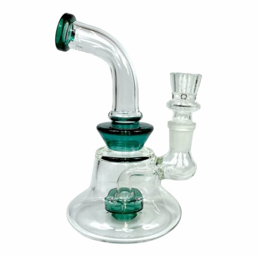 Shop Matrix Perc Bong and Dab Rig 15cm Teal in australian