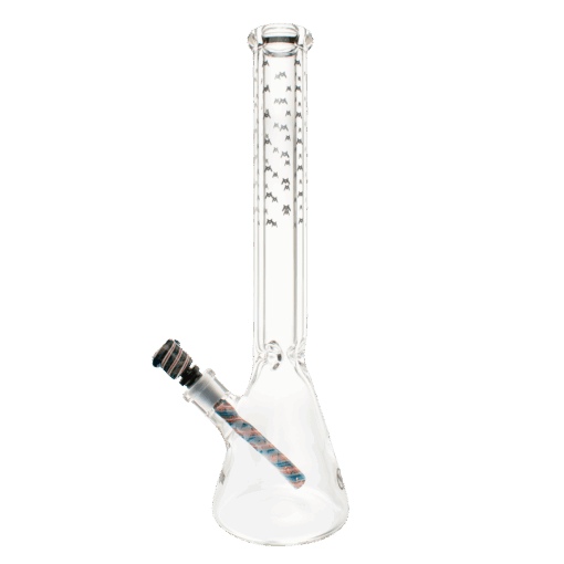 Shop 18" 9mm Thick Bats All Over Beaker Bong in australian
