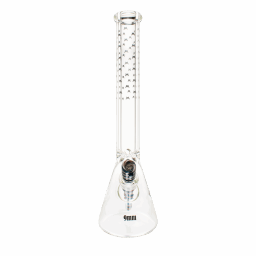 Shop 18" 9mm Thick Bats All Over Beaker Bong in australian
