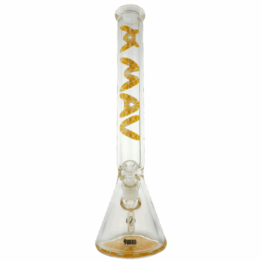 Shop 18" 9mm Thick Seed of Life Mandala Beaker Bong in australian