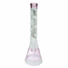 Shop 18" Pink Cherry Blossom 2 Tone Beaker Bong in australian
