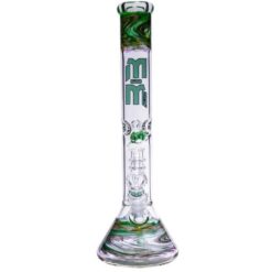 Shop Waterpipe Beaker With Gold Swirl and Percolator in australian