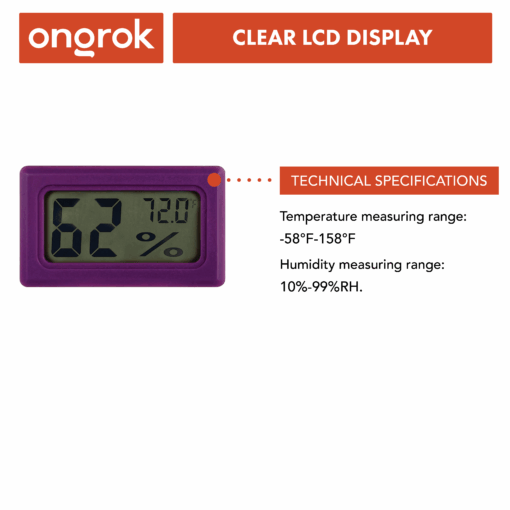 Shop Digital Hygrometer 6-Pack in australian