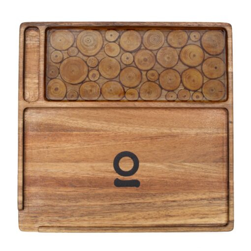 Shop Premium Natural Acacia Wood Tray in australian