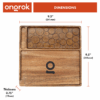 Shop Premium Natural Acacia Wood Tray in australian