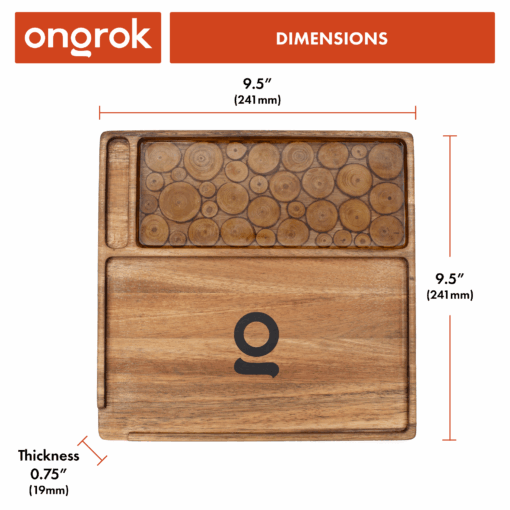 Shop Premium Natural Acacia Wood Tray in australian