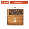 Shop Premium Natural Acacia Wood Tray in australian