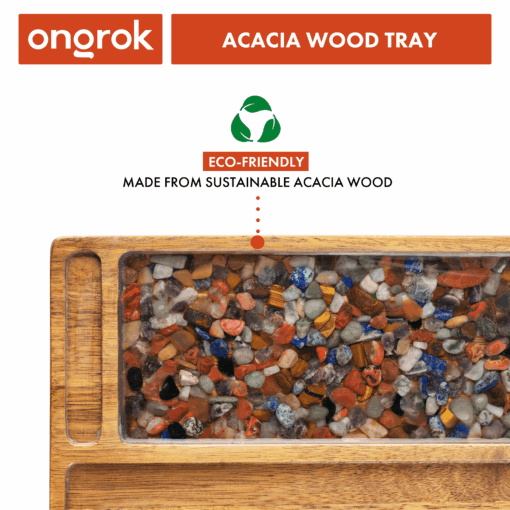 Shop Premium Natural Acacia Wood Tray in australian