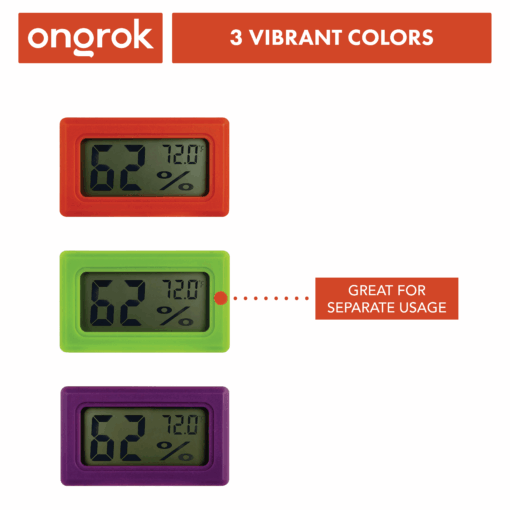 Shop Digital Hygrometer 6-Pack in australian