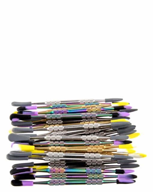 Shop 30 Assorted Color Dab Tools and Silicone Caps in australian