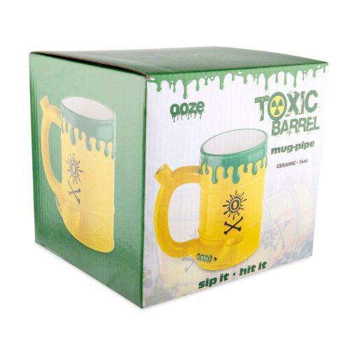 Shop Ceramic Toxic Waste Barrel Mug Pipe in australian