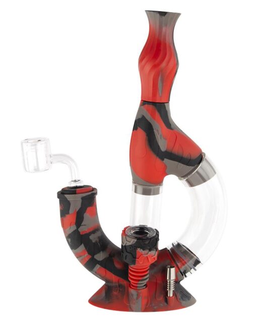 Shop Ooze Echo 4-in-1 Silicone Bong in australian