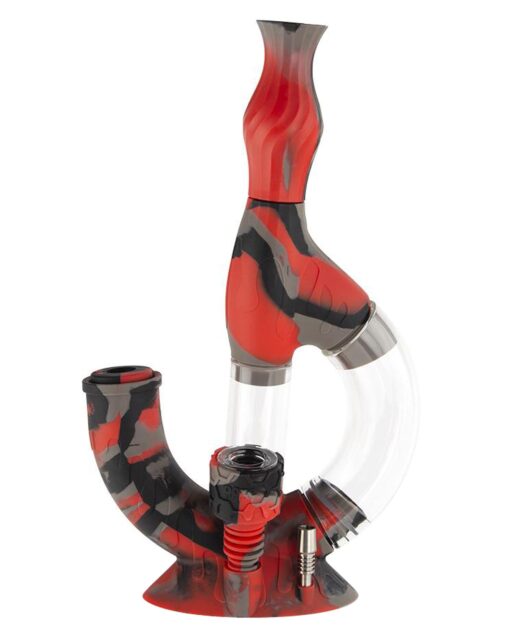 Shop Ooze Echo 4-in-1 Silicone Bong in australian