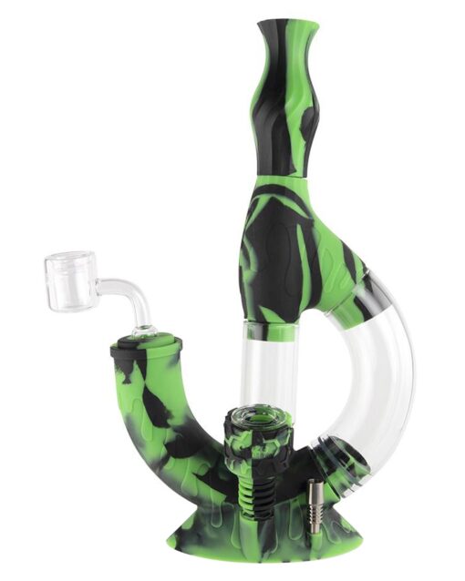 Shop Ooze Echo 4-in-1 Silicone Bong in australian