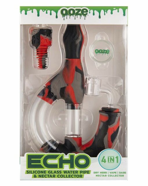 Shop Ooze Echo 4-in-1 Silicone Bong in australian