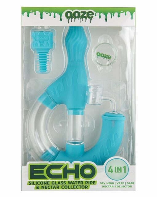Shop Ooze Echo 4-in-1 Silicone Bong in australian