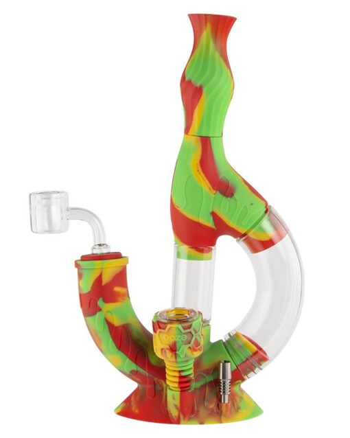 Shop Ooze Echo 4-in-1 Silicone Bong in australian