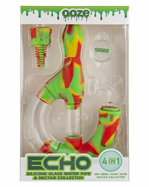 Shop Ooze Echo 4-in-1 Silicone Bong in australian