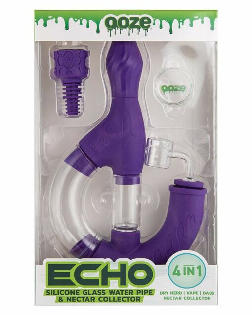 Shop Ooze Echo 4-in-1 Silicone Bong in australian