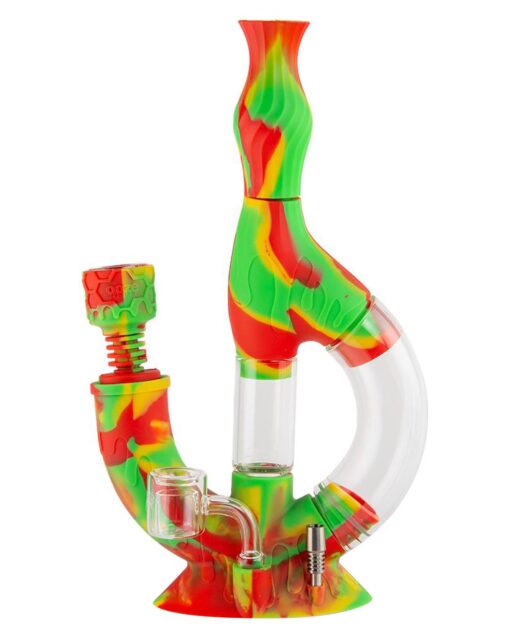 Shop Ooze Echo 4-in-1 Silicone Bong in australian